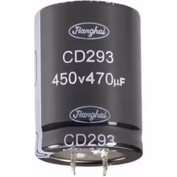 Informations techniques Capacité électrique : 680 µF Dimension produit, Ø : 30 mm Dimensions produit, hauteur : 40 mm Durée d ...