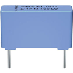 TDK - B32522-C1105-K 1 pc(s) Condensateur à film mkt sortie radiale 1 µF 100 v/ac 10 % 15 mm (l x l x h) 18 x 5 x 10.5 mm S77680