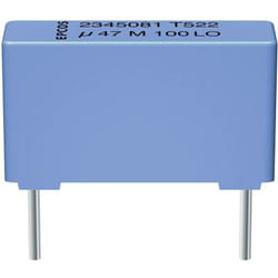 TDK - B32524-Q8474-K 1 pc(s) Condensateur à film mkt sortie radiale 0.47 µF 630 v/dc 10 % 27.5 mm (l x l x h) 31.5 x 11 x 21 mm S79761