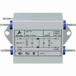 Informations techniques Montage sur châssis Cx: 0.22 µF Cy: 4700 pF Informations techniques Connexion (composants) : cosses p ...