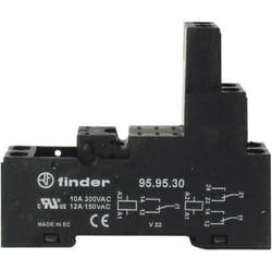 Finder 95.95.30 Support relais Adapté pour série (relais): Finder série 40 Finder 40.51, Finder 40.52, Finder 40.61 1 p