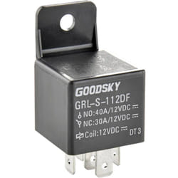 Goodsky - GRL-S-112DF Relais automobile 12 v/dc 40 a 1 inverseur (rt)