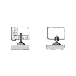 Pb Fastener - Pied d'appareil 148 3010 699 11 vissable noir (ø x h) 38 mm x 10 mm 1 pc(s)