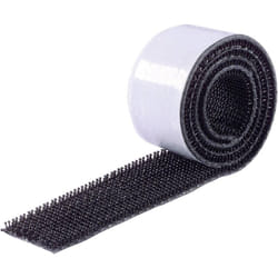 Binder Band 75763-H1 Bande auto-agrippante à coller tête de champignon (L x l) 500 mm x 25 mm noir 1 pc(s)