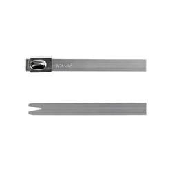 Hellermanntyton - 111-93059 MBT5S-316-SS-NA-C1 Serre-câble 127 mm 4.60 mm argent avec fermeture à billes 1 pc(s) S17886