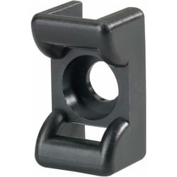 Hellermanntyton - KR6G5-W-BK-C1 Embase de fixation vissable 151-24660 résistant aux intempéries, stabilisé aux uv noir 1 pc(s) S15732
