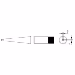 Informations techniques Convient pour (détails) : Fer à souder Weller® TCP-S Convient pour marques (technique de soudage) : W ...