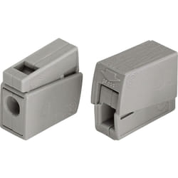 Borne pour luminaires WAGO 224-101 flexible: 0.5-2.5 mm² rigide: 0.5-2.5 mm² Nombre de pôles: 2 gris 1 pc(s) X96757