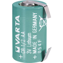Pile spéciale cr 1/2 R6 (aa) lf lithium Varta 6127-LF cosses à souder en u 3 v 970 mAh 1 pc(s)