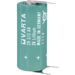 Pile spéciale cr 2/3 aa slf lithium Varta 6237SLF picots à souder en u 3 v 1350 mAh 1 pc(s)