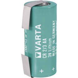 Pile spéciale cr 2/3 aa lf lithium Varta 6237LF cosses à souder en u 3 v 1350 mAh 1 pc(s)
