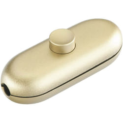 Inter Bär - Interrupteur pour câble souple interBär 5044-010.01 or 1 x Off/On 2 a 1 pc(s) D75239