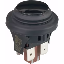 Informations techniques Connexion (composants) : cosses plates 6.3 mm Couleur boîtier/bouton : noir Courant de commutation (m ...