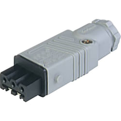 Hirschmann - 932 140-106-1 Connecteur d'alimentation stak femelle, droit Nombre total de pôles: 3 + pe 16 a gris 1 pc(s)