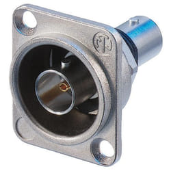 Neutrik NBB75DFI connecteur de fils BNC Acier inoxydable