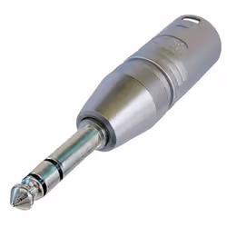 Neutrik NTR-NA3MP, XLR, 1/4", Argent