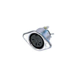 Din embase femelle, contacts droits Rean av NYS325 Nombre de pôles: 5 argent 1 pc(s) D24652