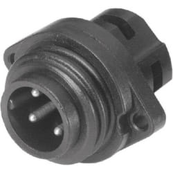 Amphenol - C016 20C003 100 12 Cosse cylindrique mâle embase mâle Nombre total de pôles: 3 + pe Série (connecteur rond): c