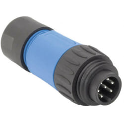 Amphenol - C016 20H003 110 10 Cosse cylindrique mâle mâle, droit Nombre total de pôles: 3 + pe Série (connecteur rond): c