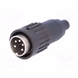 Amphenol T 3374 501, 300 V, 5P, Droit, Mâle, Nickel