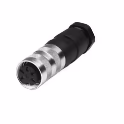 Amphenol T 3636 001, 3 A, 150 V, Droit, Femelle, Argent, IP40