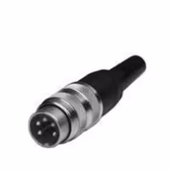 Amphenol T 3360 001, 5 A, 300 V, 5P, Droit, Mâle, Argent