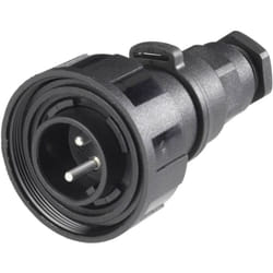 Bulgin - PX0731/P Cosse cylindrique mâle mâle, droit Nombre total de pôles: 3 Série (connecteur rond): PX07 1 pc(s)
