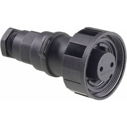 Bulgin - PX0736/S Cosse cylindrique mâle femelle, droit Nombre total de pôles: 2 Série (connecteur rond): px 1 pc(s)