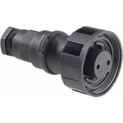 Bulgin - PX0748/S Cosse cylindrique mâle femelle, droit Nombre total de pôles: 4 Série (connecteur rond): px 1 pc(s)