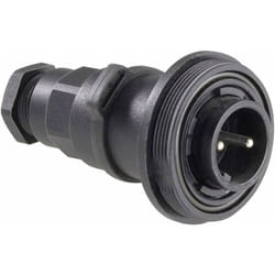 Bulgin - PX0732/P Cosse cylindrique mâle mâle, droit Nombre total de pôles: 3 Série (connecteur rond): PX07 1 pc(s)