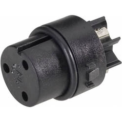 Bulgin - SA3229 Cosse cylindrique mâle femelle, droit Nombre total de pôles: 3 Série (connecteur rond): sa 1 pc(s)
