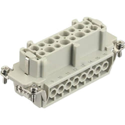 09330162701 Insert femelle Han® e 16 + pe raccord à vis 1 pc(s) - Harting