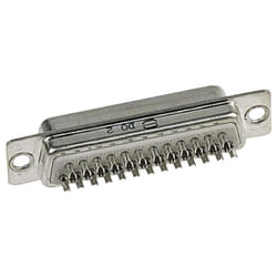Embase sub-d mâle 25 pôles Harting 09670255615 180 ° fût à souder 1 pc(s) D15119