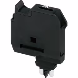 Informations techniques Convient pour (détails) : Bornes QTC Modèle (général) : avec Led 24 V Fiche porte-fusible Fiche porte ...