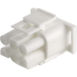 Te Connectivity - Boîtier pour contacts mâles série Universal-MATE-N-LOK Nbr total de pôles 6 Pas: 6.35 mm 350715-4 1 pc(s) D10470