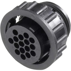 Te Connectivity - 182647-1 Cosse cylindrique mâle femelle, droit Nombre total de pôles: 4 Série (connecteur rond): cpc 1 pc(s) D10464