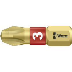 Wera - Embout cruciforme ph 3 05 056404 001 Acier à outils allié, revêtement diamanté Forme (embouts): d 6.3 1 pc(s) C52878