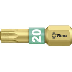 Wera - Embout Torx t 20 05 066104 001 Acier à outils allié, revêtement diamanté Forme (embouts): d 6.3 1 pc(s)