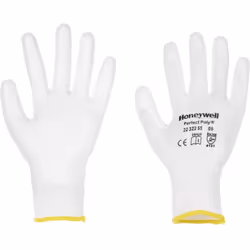 Informations techniques Classe de protection : CAT I Couleur : blanc Matériau (Dos du gant) : Polyamide Matériau (paume) : Po ...