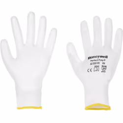Informations techniques Classe de protection : CAT I Couleur : blanc Matériau (Dos du gant) : Polyamide Matériau (paume) : Po ...
