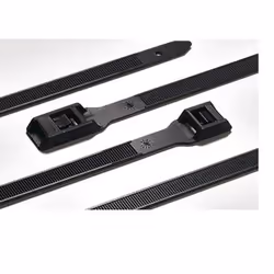 Hellermann Tyton 112-35060, Polyamide, Noir, 9,2 cm, 350 mm, 9 mm, 1,7 mm