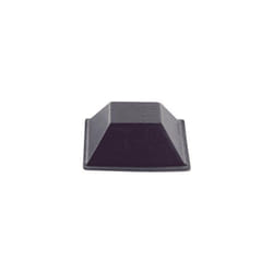 Pb Fastener - Pied d'appareil BS-19-BK-R-7 autocollant, carré noir (l x h) 20.6 mm x 7.6 mm 7 pc(s) S17811