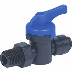 Informations techniques Convient pour Ø de tube : 6 mm Filetage extérieur : R1/4 Matériau (détails) : Corps acétal Joints NBR ...