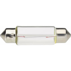 01302403 Ampoule navette 24 v 3 w Culot S5.5 clair 1 pc(s) S65482 - Barthelme