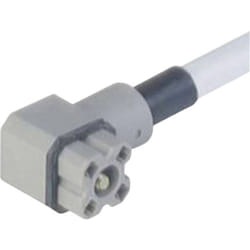 Hirschmann - Connecteur pour tension de commande série g g 4 kw 1 f 2M 931 805-602-1 gris Pôle:4 1 pc(s)