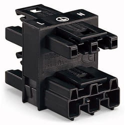 Wago 770-607 bornier 3P Noir