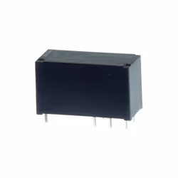 description Relais de puissance miniature 16 A pour circuits imprimés. Hauteur de 15.7 mm. Résistance d'isolement bobine/cont ...
