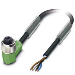 Phoenix 1668234 câble de signal 3 m Noir, Vert