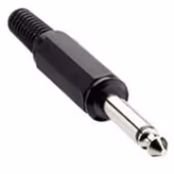 Lumberg KLSM 3, 6.35mm, Noir, Argent, Synthétique ABS, PVC, Nickel, RoHS, 1,3 cm