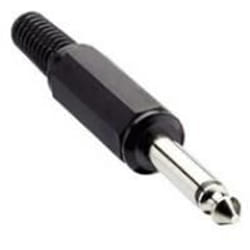 Lumberg KLSM 3 connecteur de fils 6.35mm Noir, Argent